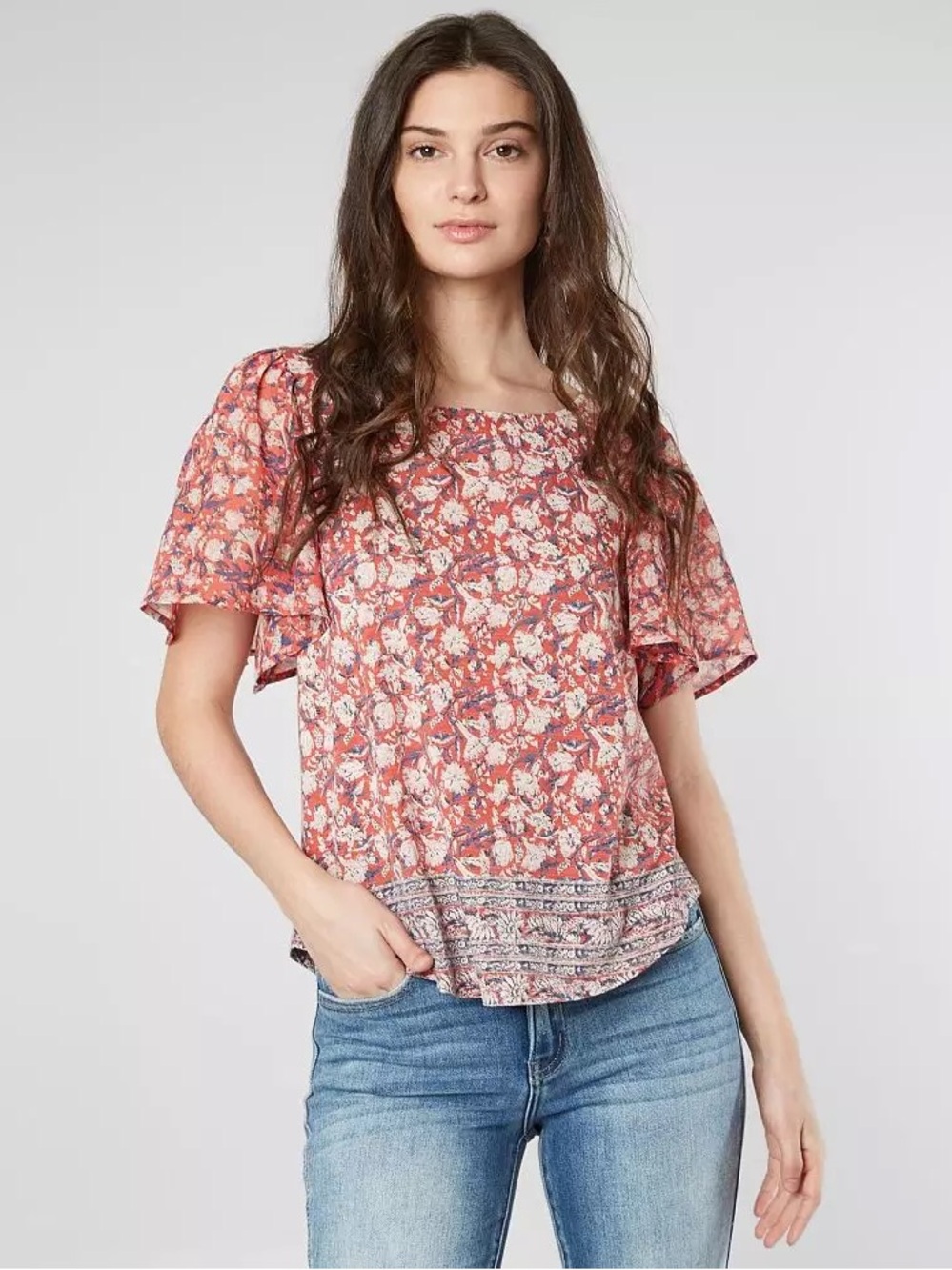 3 for $30! 💅🏻 Lucky Brand Red Floral Blouse 💅🏻 Bundle SALE!